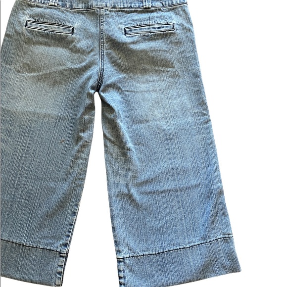 Blue Asphalt Hipster -Low Rise Capri Jeans , Womens Denim Capri Low Rise Jeans - Picture 5 of 15